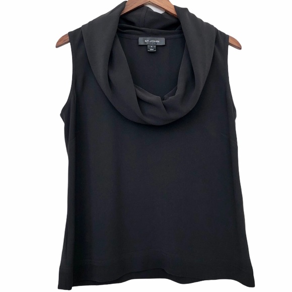 St. John Tops - St. John Draped Sleeveless Top (size 10)